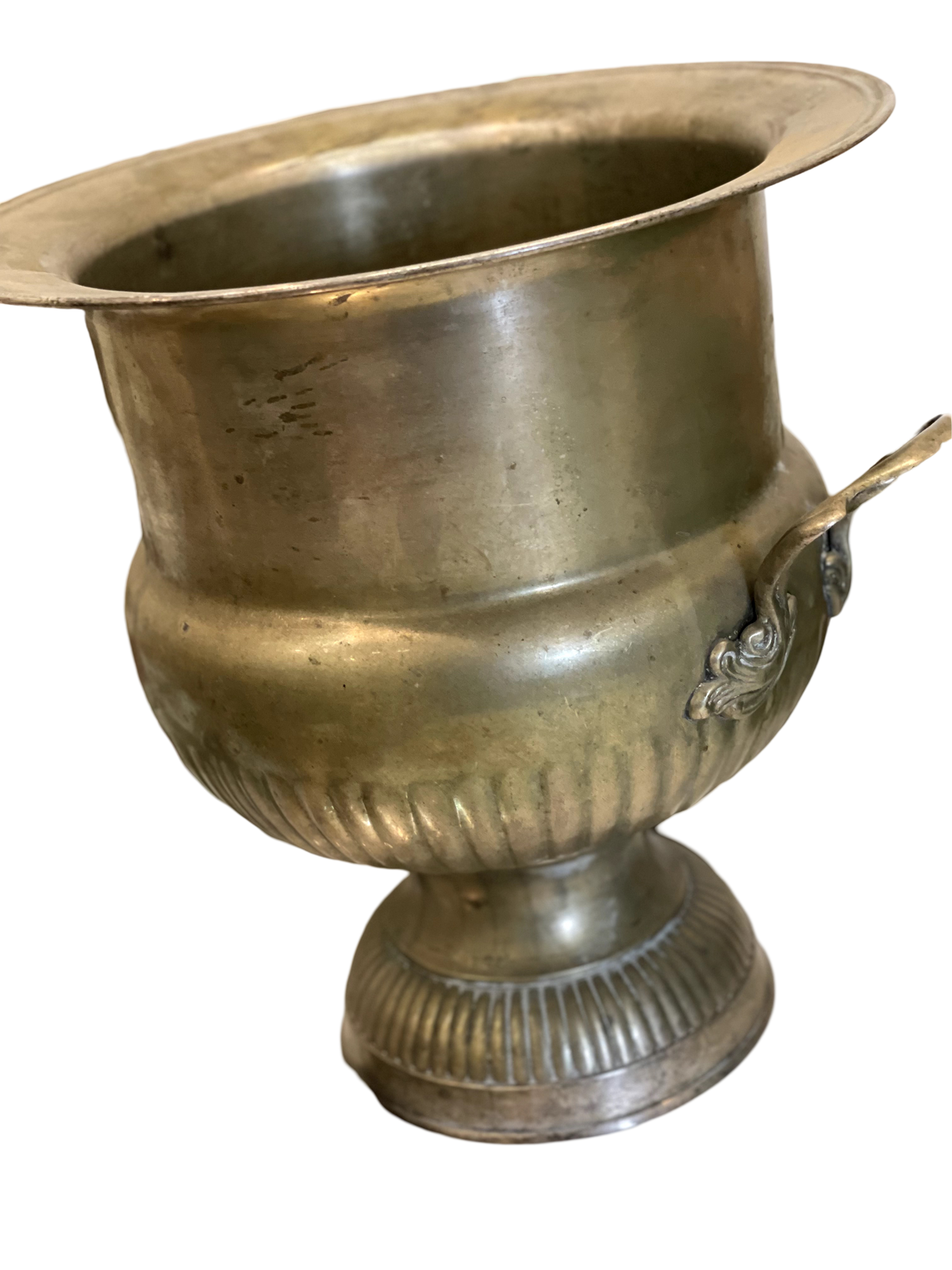 Vintage SP 3-Bottle French Urn-Style Footed Champagne Cooler