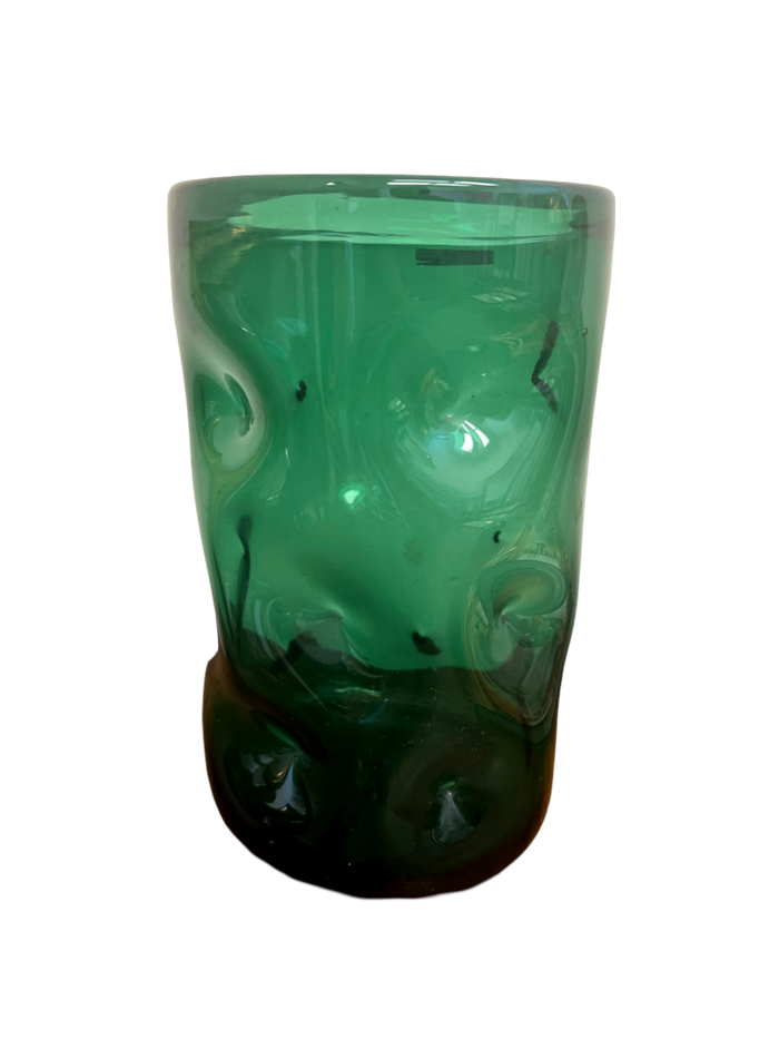 Green Glass Vase