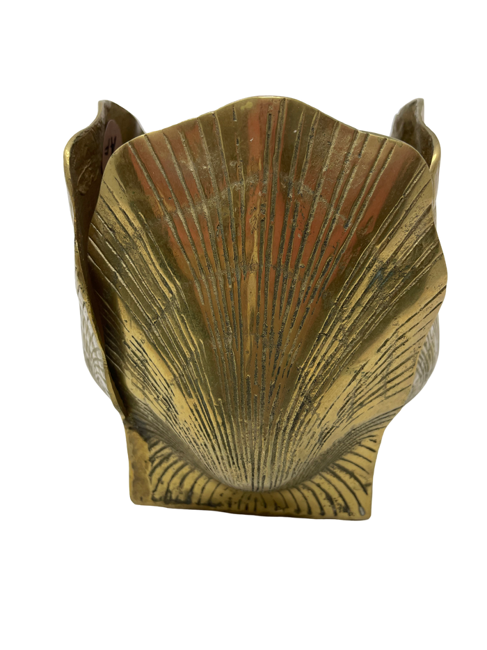 Brass Shell Planter