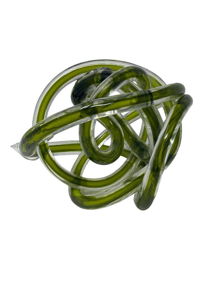 Green Murano Knot, Large