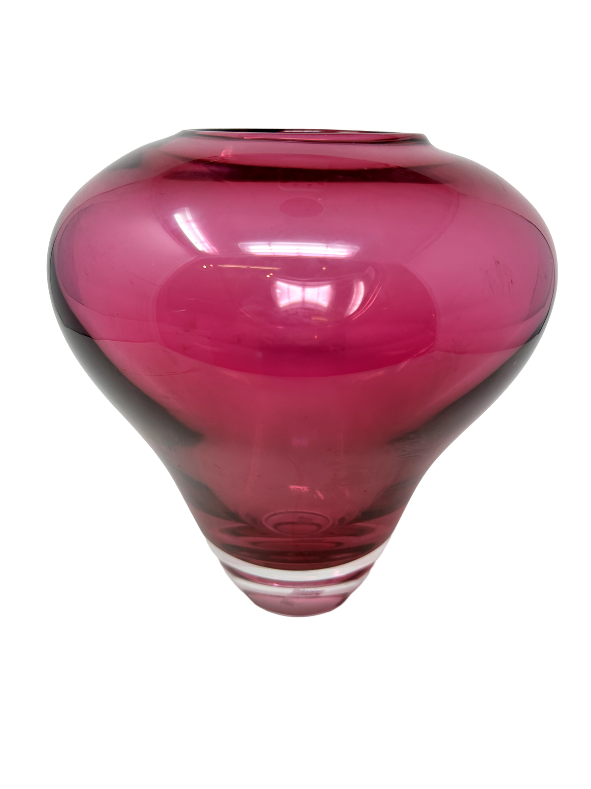 Pink Art Glass Vase