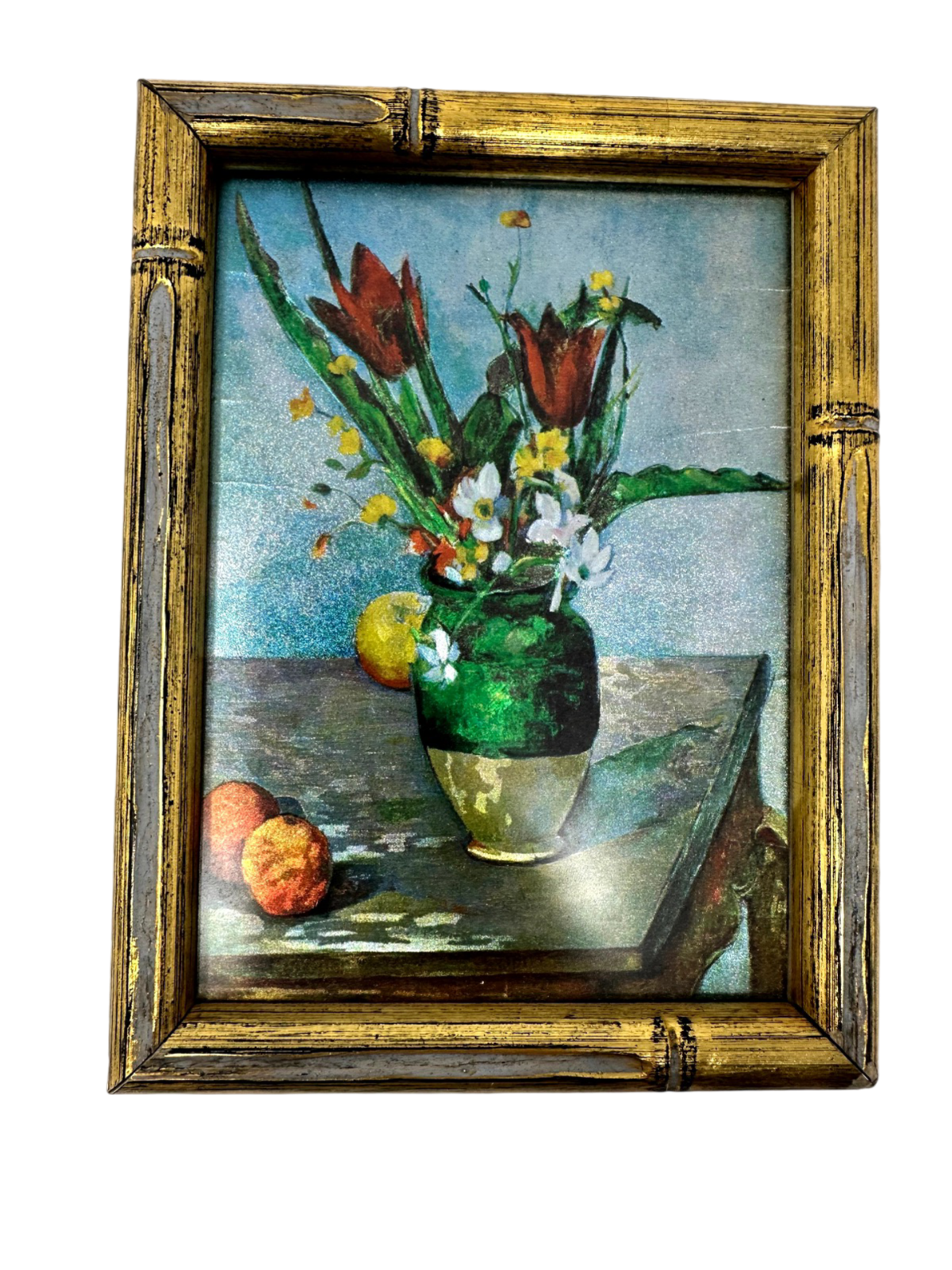 Small painting with gilt frame