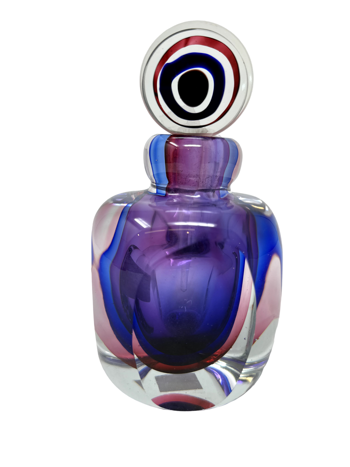 Purple Sommeroso Murano Perfume Bottle