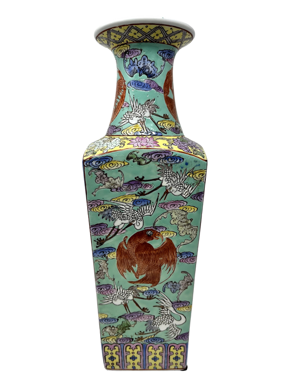Aqua Chinese Vase