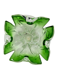 Green Murano bowl