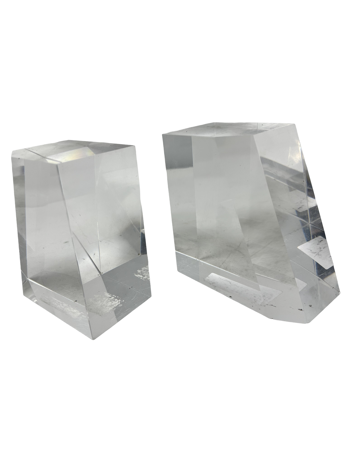 Pair of Lucite Bookends