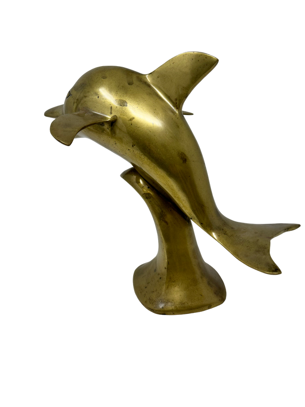 Solid Brass Dolphin