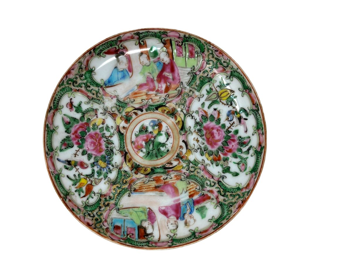 Rose Medallion plate 6" (3)