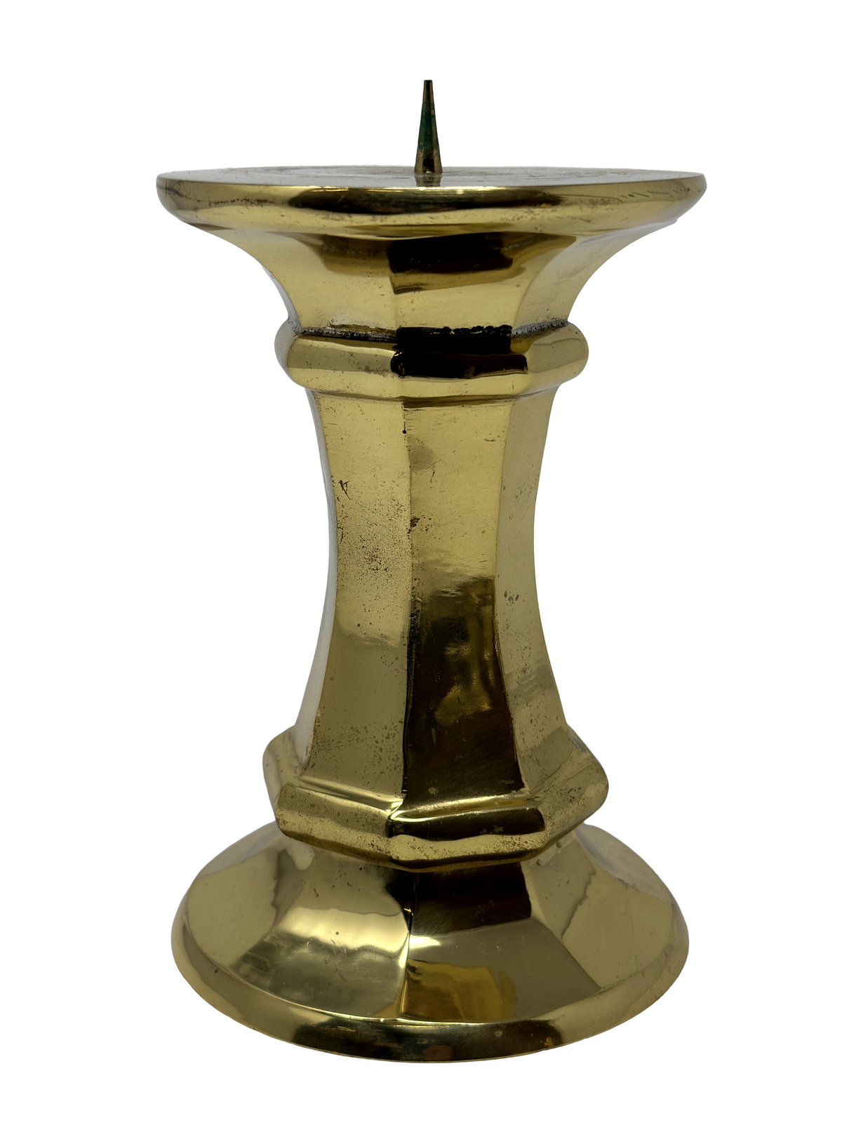 Brass Chunky Candlestick