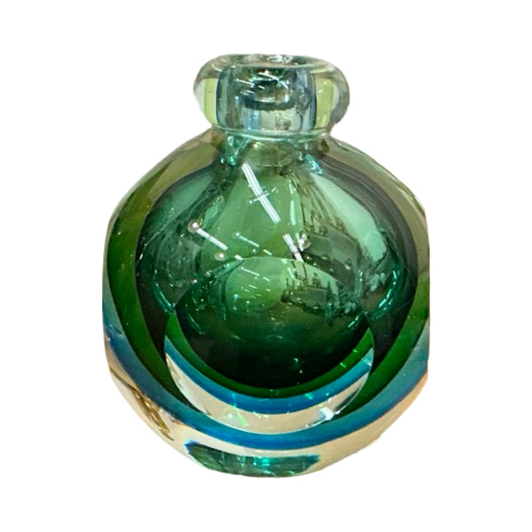 Aqua Murano Sommerso Vase