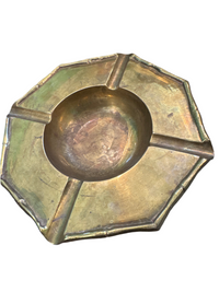Brass Octagon Ashtray