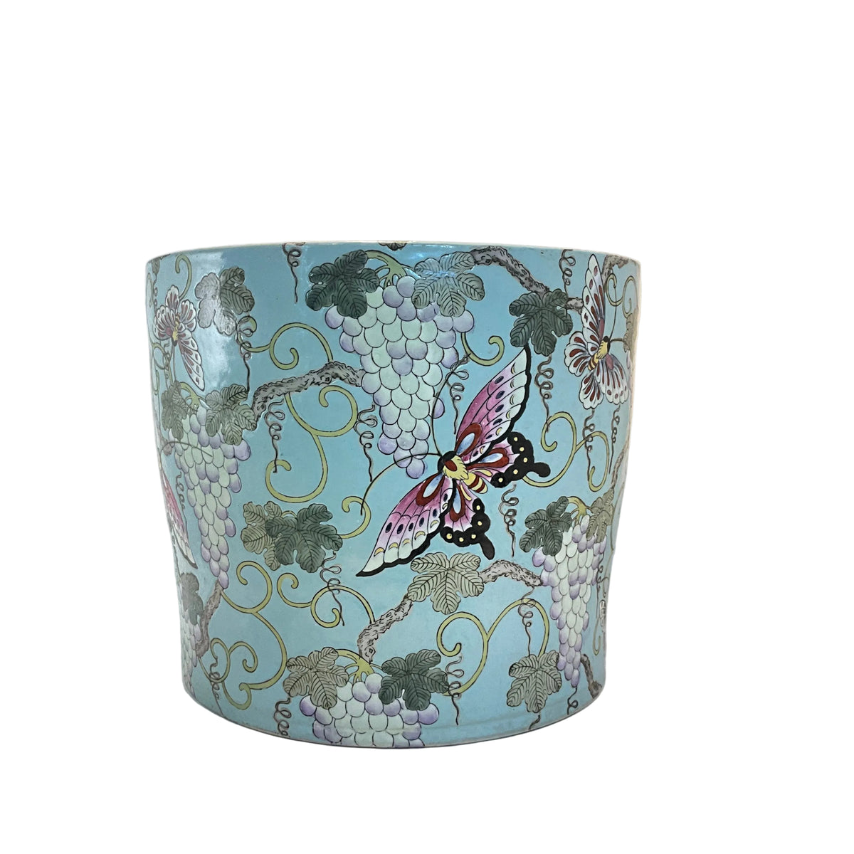 Vintage Floral Ceramic Planter