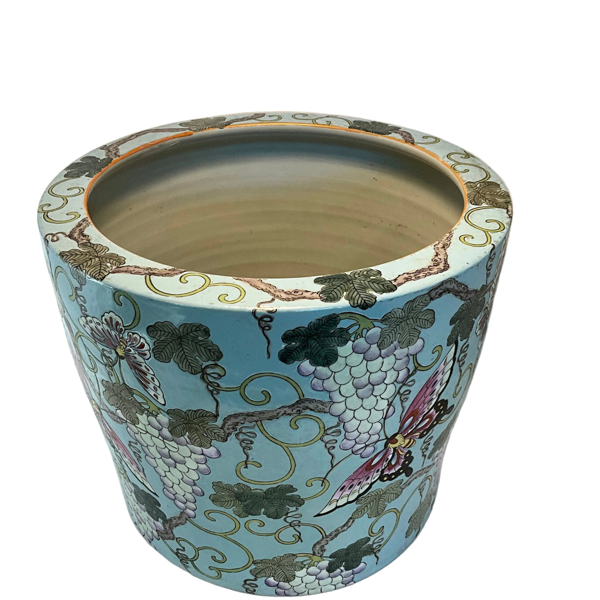 Vintage Floral Ceramic Planter