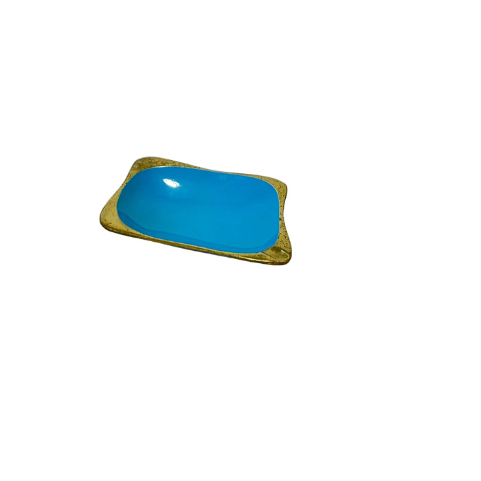 Gold & Turquoise Trinket Dish