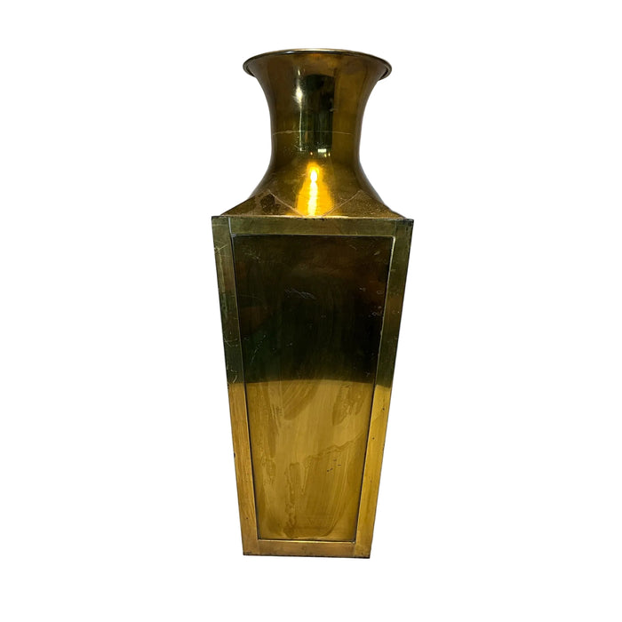 Rectagular Brass Urn