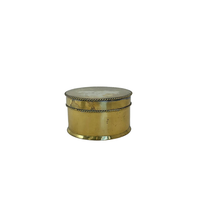 Round Brass Box
