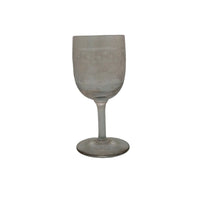 Set of 5 Etched Crystal Cordial Glasses
