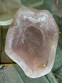 Rose quartz bowl #5