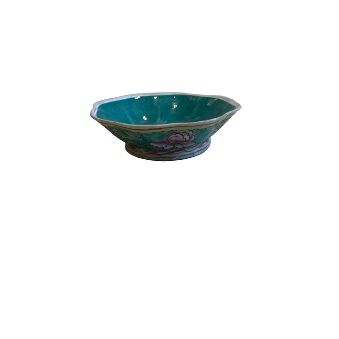 Chinese Export 6" Hexagon Shaped Taza