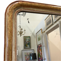 Gilt Louis Phillipe Mirror w/ cream border