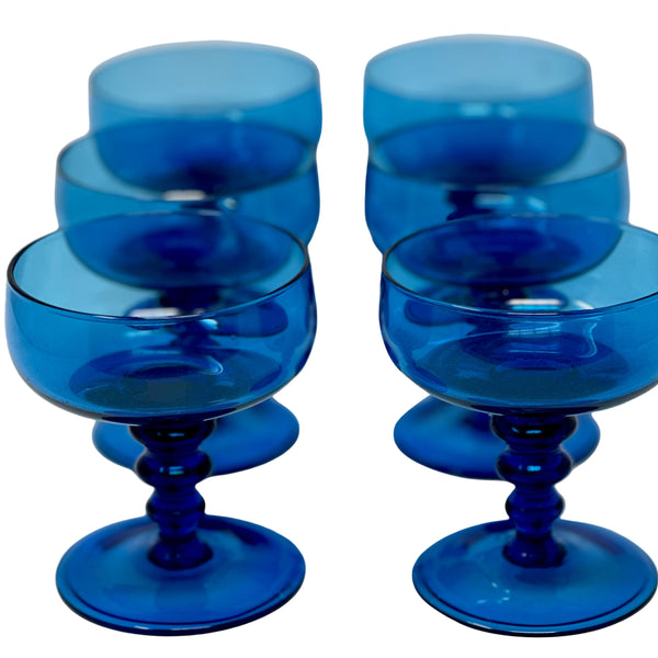 Set of 6 Handmade Italian Goblets