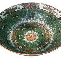 Chinese Export Cabbage Leaf bowl