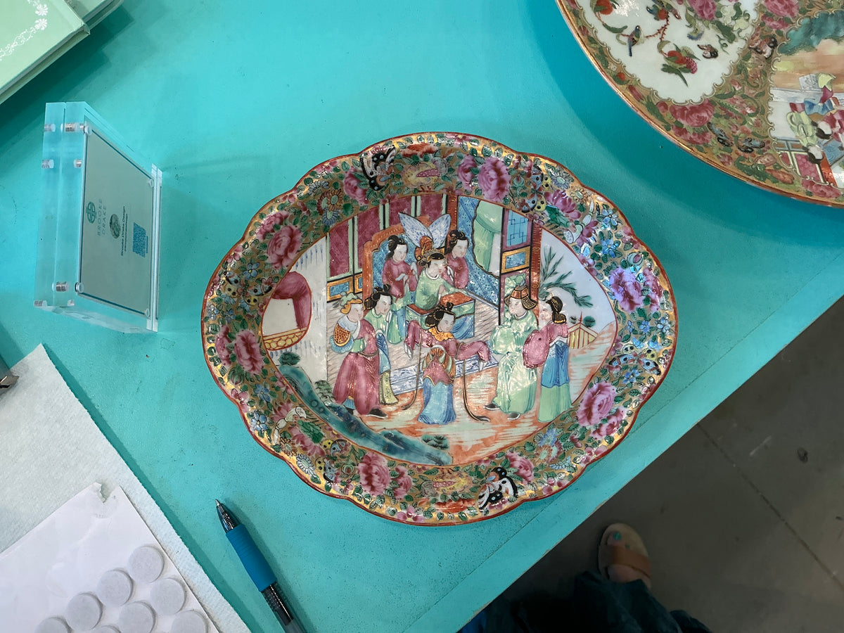 Rose Mandarin oval platter