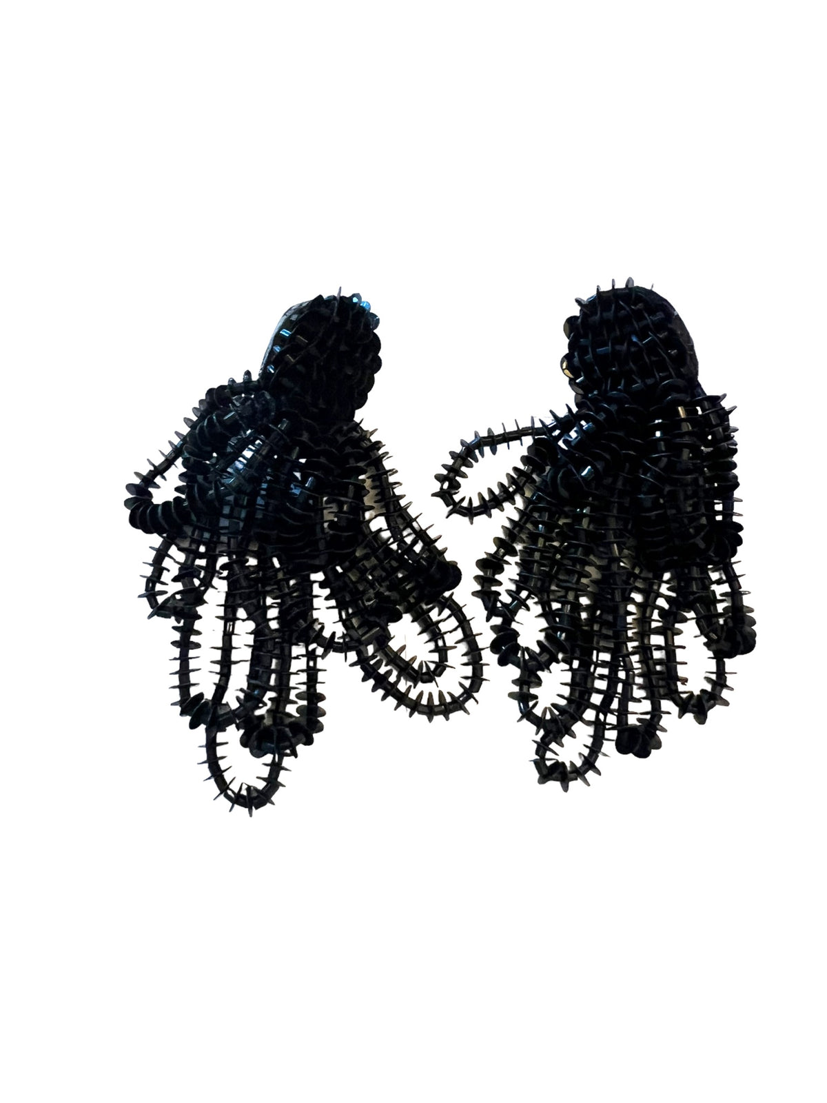 Pair of Black Vintage Earrings