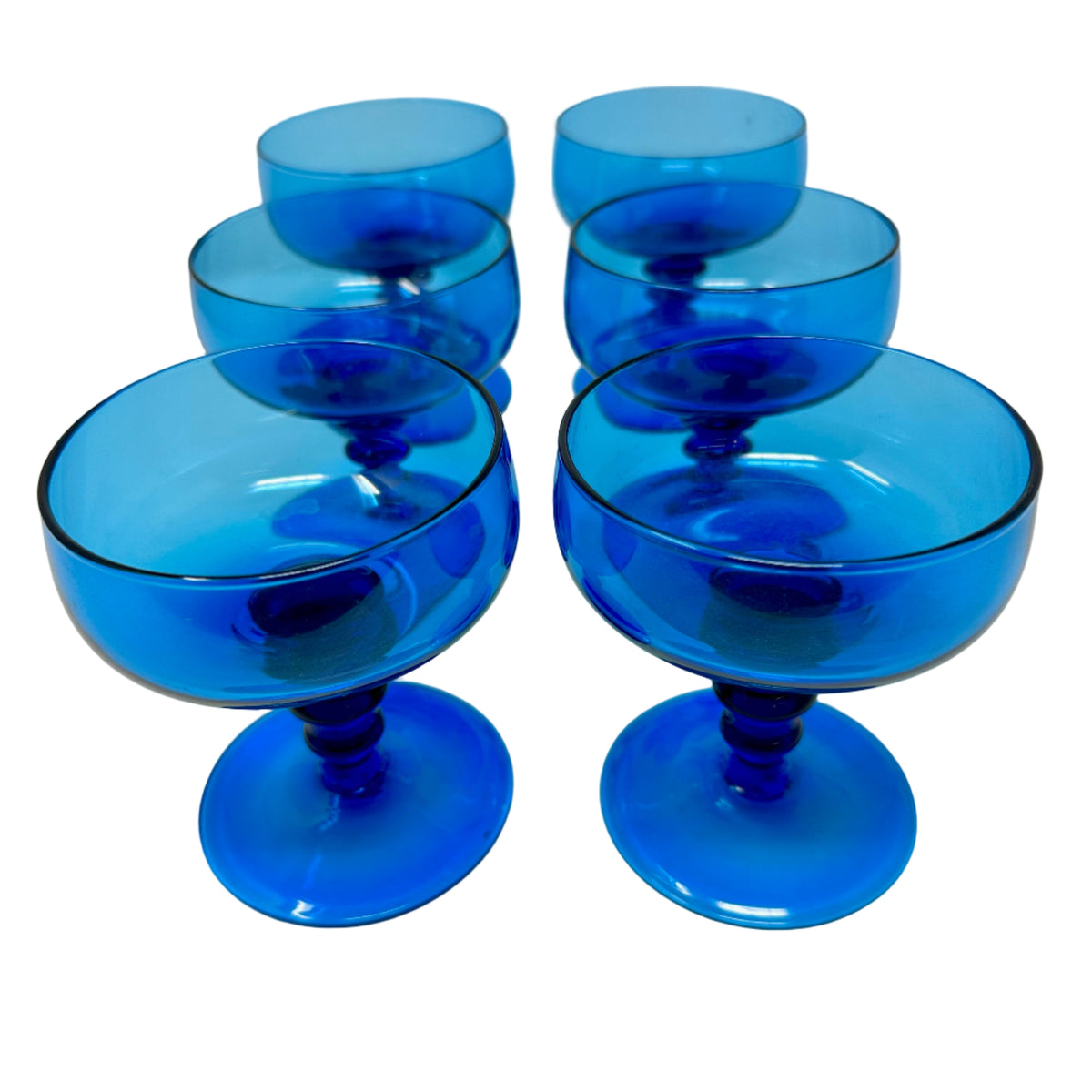 Set of 6 Handmade Italian Goblets