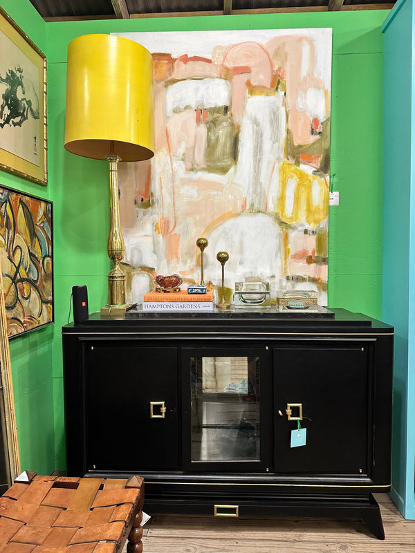 Black Art Deco Sideboard