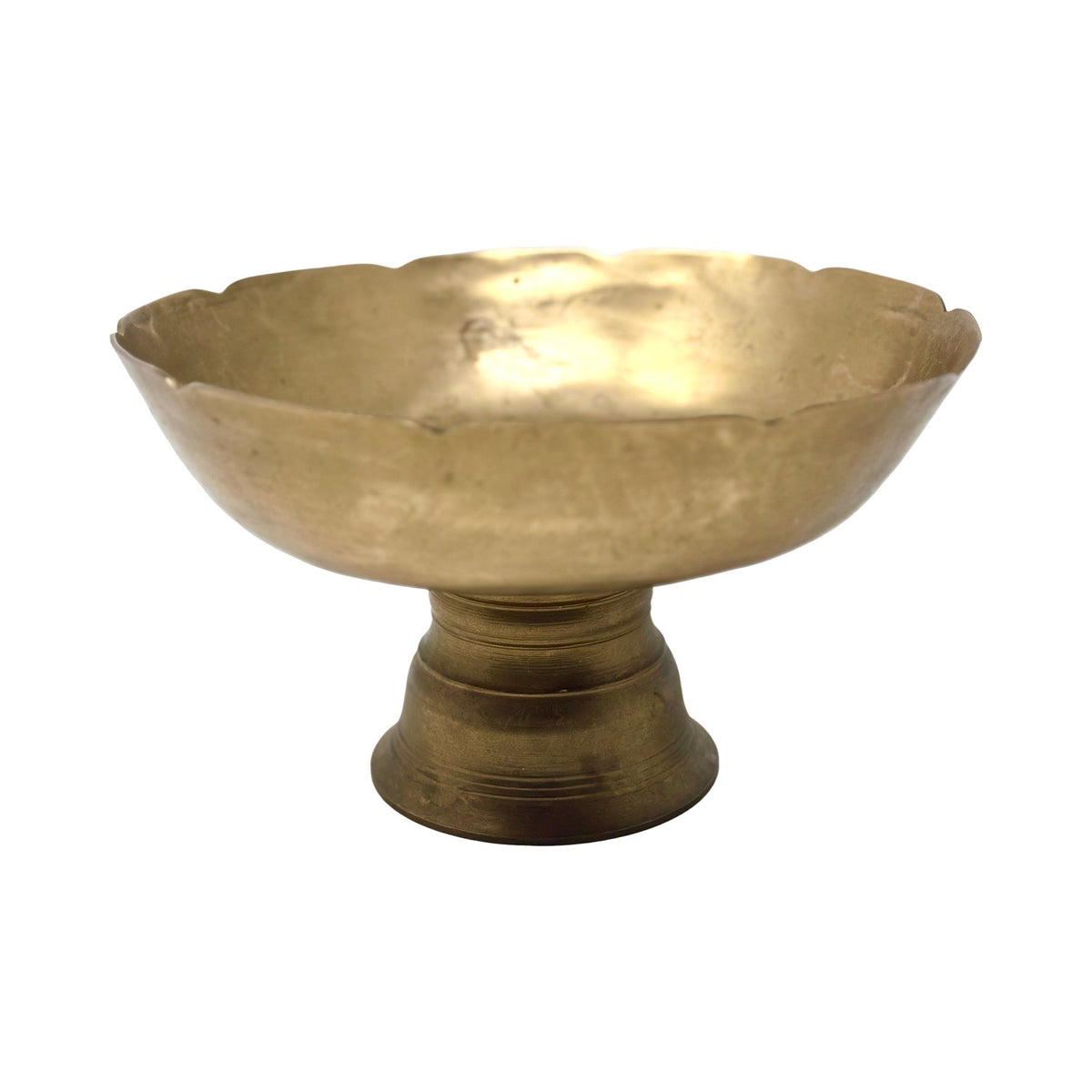 Brass Footed Compote