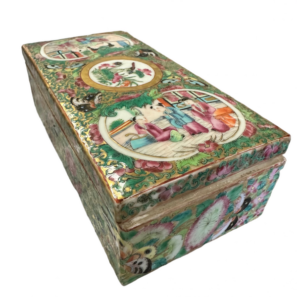 Rose Canton Rectangular Box