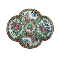 Rose Medallion Oval "Clover" dish