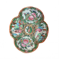 Rose Medallion Oval "Clover" dish