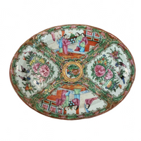 Rose Medallion Oval platter, "China"