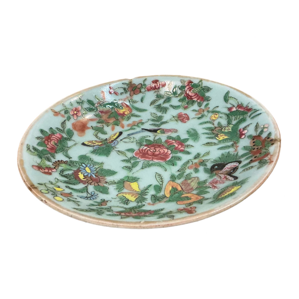Chinese Export Celadon plate, 7"
