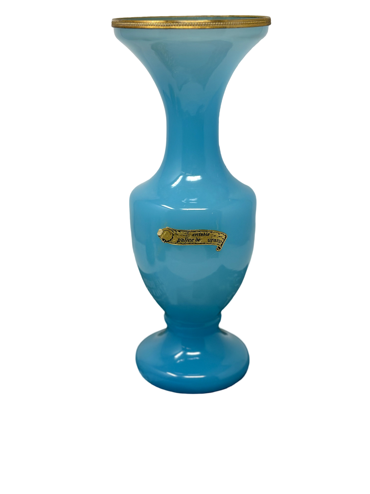 Turquoise Opaline Vase