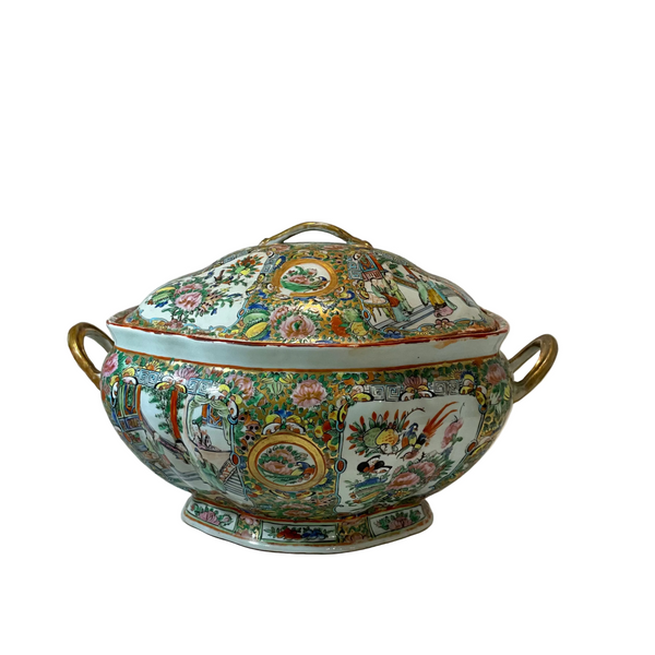 Rose Medallion Lidded Tureen