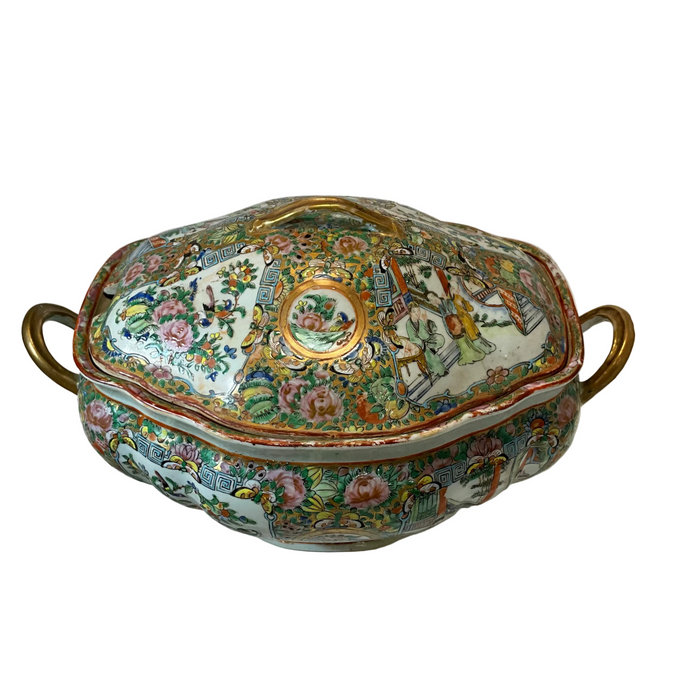 Rose Medallion Lidded Tureen