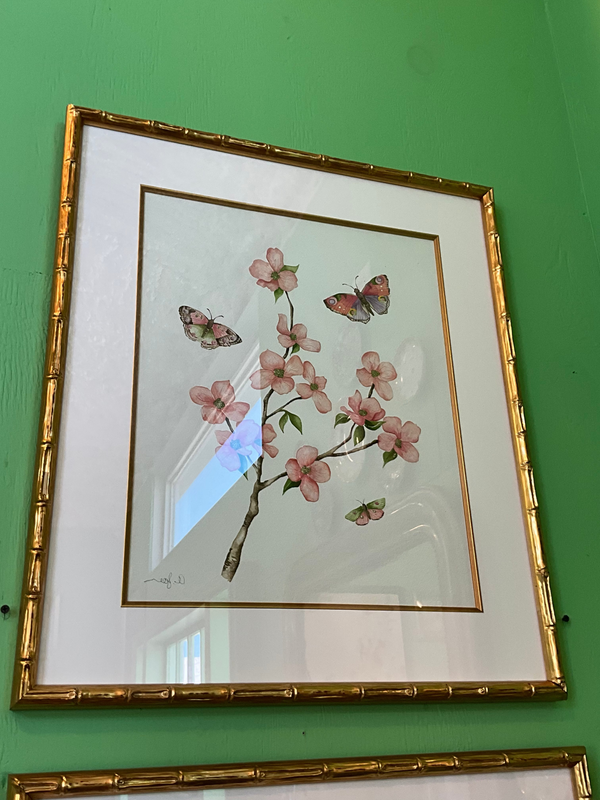 Botanical & Butterfly Study No. 3 - Watercolor
