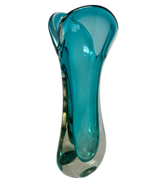 Aqua Murano Sommeroso 15" Vase by Flavio