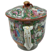 Rose Canton Small Covered Bowl