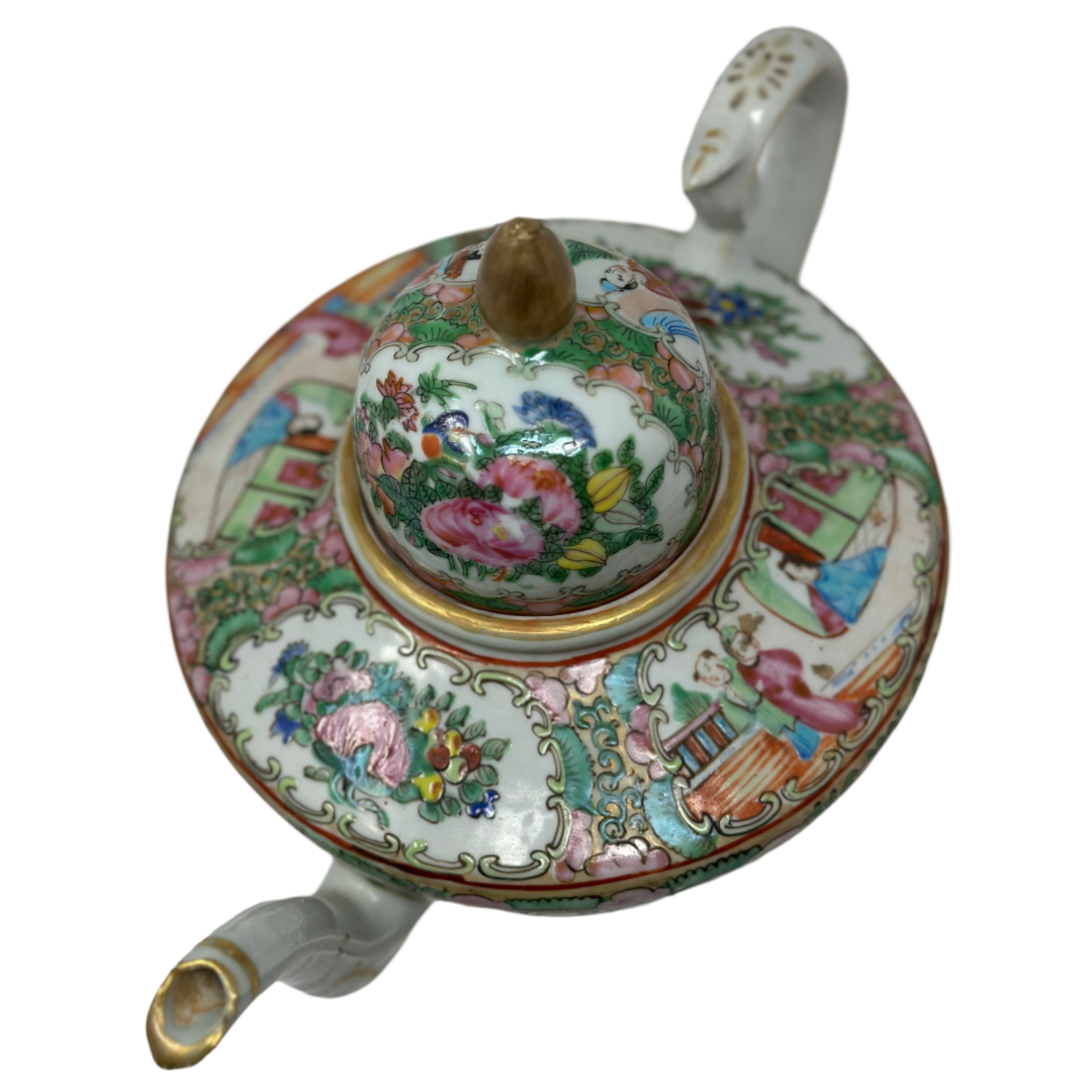 Rose Canton Tea Pot