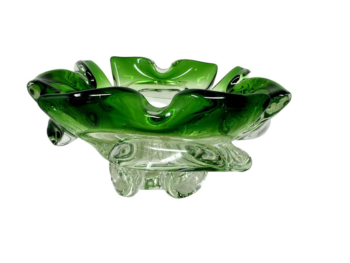 Green Murano bowl