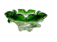 Green Murano bowl