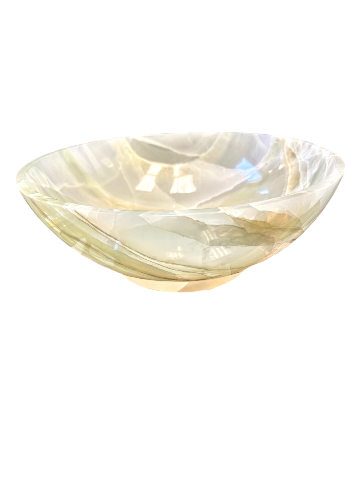 Quartz Onyx Bowl, Round