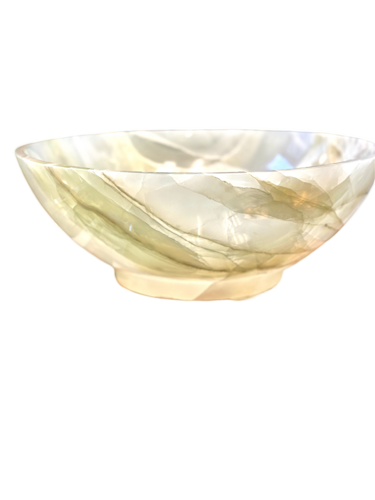 Quartz Onyx Bowl, Round