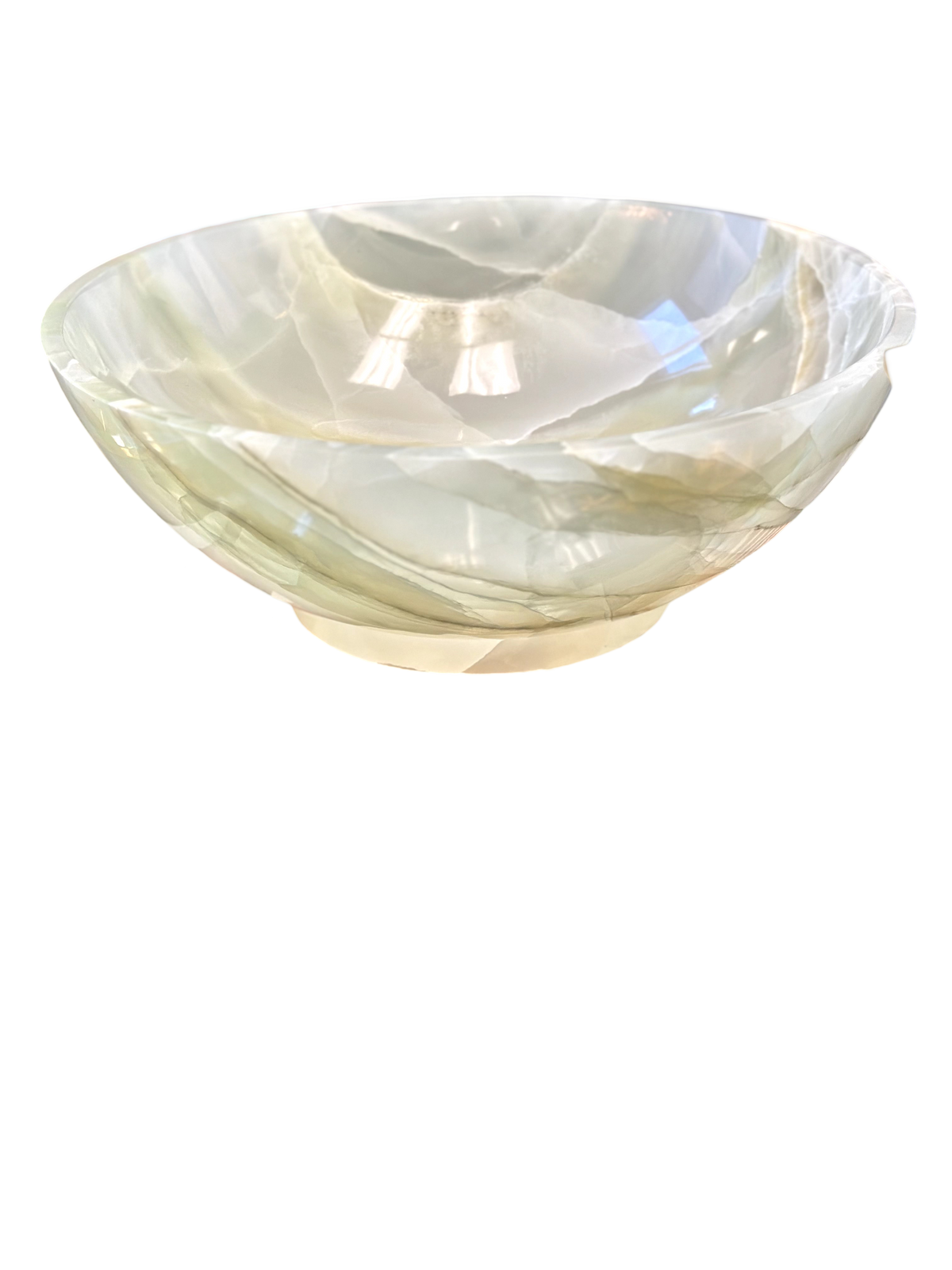 Quartz Onyx Bowl, Round