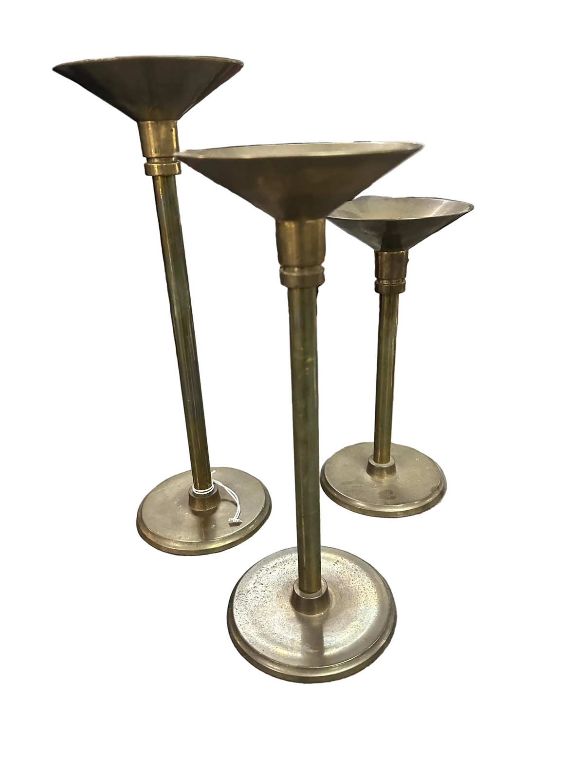 Brass Candlesticks - Set of 3