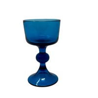 Set of 4 Blue Apertif Glasses